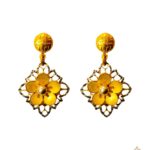 Gold earrings design can make your look all the prettier any day of the week! 22 carat pure gold earring bring a hint of luxury to your outfit. This simple gold earrings design weight only 4.12 gram.