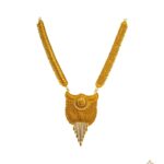 These lovely and elegant gold necklace designs are ideal for women who love sleek, edgy, and youthful look.22 Carat Yellow Gold necklace designs For Women in 25.13 grams are perfect for look as well as cost.