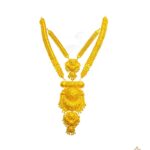 These lovely and elegant gold necklace designs are ideal for women who love sleek, edgy, and youthful look.22 Carat Yellow Gold necklace designs For Women in 55.16 grams are perfect for look as well as cost.