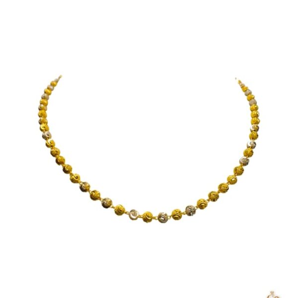 Stunning gold chain design you will fall in love with it. So, wear this and create your very own style. The gold chain design for female has been crafted in 22k. Gold Chain weighs like 11.96 gm.