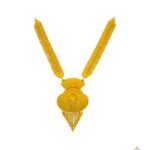 These lovely and elegant gold necklace designs are ideal for women who love sleek, edgy, and youthful look.22 Carat Yellow Gold necklace designs For Women in 26.41 grams are perfect for look as well as cost.