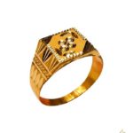 This gold ring design is really stunning . It is also easy to wear and suitable for men who like simple designs and patterns. It is so nice looking and so simple that yet it looks really attractive It has 22 carat purity and weight only 2.19 gram