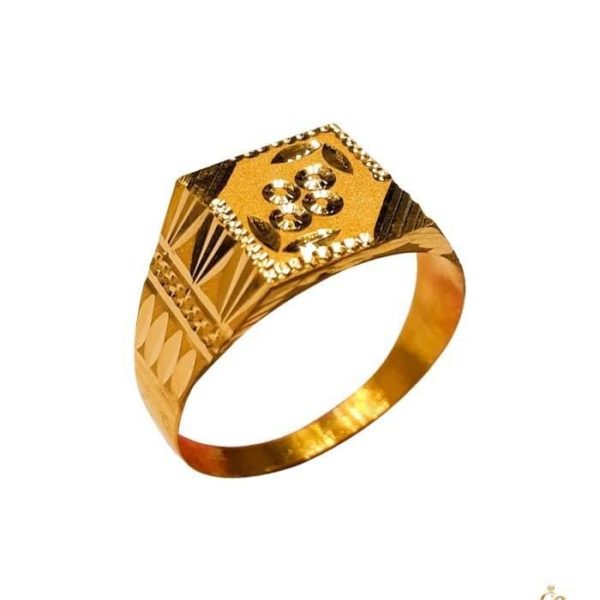 This gold ring design is really stunning . It is also easy to wear and suitable for men who like simple designs and patterns. It is so nice looking and so simple that yet it looks really attractive It has 22 carat purity and weight only 2.19 gram
