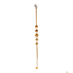 A gold wristlet design has the power to be this one little thing that can makes you feel unique. Gold wristlet design is one of the fashion accessories that matches the beauty and personality of a woman. wristlets weigh like 2.64 gm.