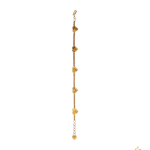 A gold wristlet design has the power to be this one little thing that can makes you feel unique. Gold wristlet design is one of the fashion accessories that matches the beauty and personality of a woman. 21k wristlets weigh like 2.33 gm.