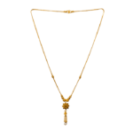 Stunning gold chain design you will fall in love with it. So, wear this and create your very own style. The gold chain design for female has been crafted in 22k. Gold Chain weighs like 5.65 gm.