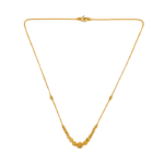 Stunning gold chain design you will fall in love with it. So, wear this and create your very own style. The gold chain design for female has been crafted in 22k. Gold Chain weighs like 6.01 gm.