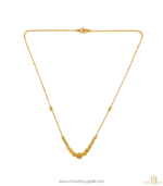 Stunning gold chain design you will fall in love with it. So, wear this and create your very own style. The gold chain design for female has been crafted in 22k. Gold Chain weighs like 6.01 gm.