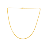 Stunning gold chain design you will fall in love with it. So, wear this and create your very own style. The gold chain design for female has been crafted in 22k. Gold Chain weighs like 2.91 gm.