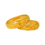 22k gold chur design. It is widely known as kadas or chur in Indian subcontinent. Weight of this product would be only 23.98 gm.