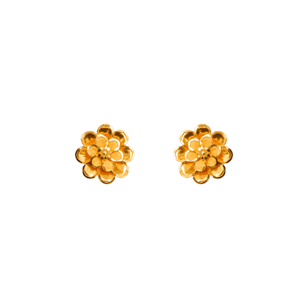 Fancy Gold Earrings By Lagu Bandhu - Lagu Bandhu