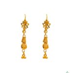 Stand out from the crowd and enhance your look with 22k solid yellow gold Kaner dul from Chowdhury Gold. Shop our incomparable and beautiful new kaner dul for your new favorite pair. You will get this gold kaner dul under 2.75gm.