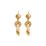 Stand out from the crowd and enhance your look with 22k solid yellow gold Kaner dul from Chowdhury Gold. Shop our incomparable and beautiful new kaner dul for your new favorite pair. You will get this gold kaner dul under 2.71gm.