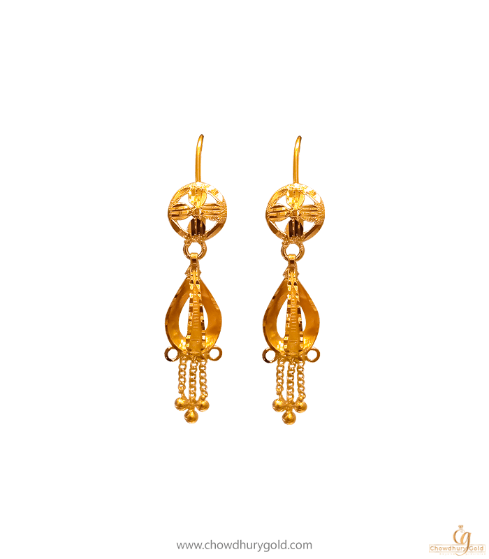 Buy Stylish Gold Earrings Online In India