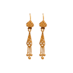 Stand out from the crowd and enhance your look with 22k solid yellow gold Kaner dul from Chowdhury Gold. Shop our incomparable and beautiful new kaner dul for your new favorite pair. You will get this gold kaner dul under 1.88 gm.