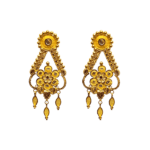 Stand out from the crowd and enhance your look with 21k solid yellow gold Kaner dul from Chowdhury Gold. shop our incomparable and beautiful new kaner dul for your new favorite pair. You will get this gold kaner dul under 3.41gm.