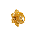 Every women in life gold ring play an important role.Gold finger ring increase their beautyness. Finger ring designs enhance Women's personality. This is traditional 22k Yellow Gold.it's just 8.07 grams.