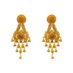 Enhance your look with 21k gold Kaner dul from Chowdhury Gold. Shop our incomparable new kaner dul for your new favorite pair. The weight of this kaner dul is 8.64gm.