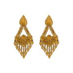 Enhance your look with 21k gold Kaner dul from Chowdhury Gold. Shop our incomparable new kaner dul for your new favorite pair. The weight of this kaner dul is 7.28gm.